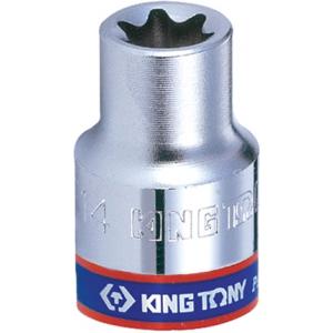 Головка торцевая TORX Е-стандарт 1/4", E4, L = 24 мм, KING TONY, 237504M