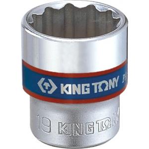 Головка торцевая стандартная двенадцатигранная 3/8", 20 мм, KING TONY, 333020M