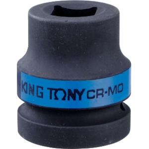 Головка торцевая ударная четырехгранная 1", 21 мм, футорочная, KING TONY, 851421M
