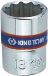 Головка торцевая стандартная двенадцатигранная 1/4", 5 мм, KING TONY, 233005M