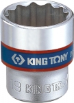 Головка торцевая стандартная двенадцатигранная 3/8", 11 мм, KING TONY, 333011M