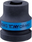 Головка торцевая ударная четырехгранная 1", 19 мм, футорочная, KING TONY, 851419M