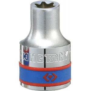 Головка торцевая TORX Е-стандарт 1/2", E10, L = 37 мм, KING TONY, 437510M