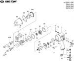 Ремкомплект для гайковёрта 33411-040 KING TONY 33411-A41