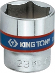 Головка торцевая стандартная шестигранная 3/8", 7 мм, KING TONY, 333507M